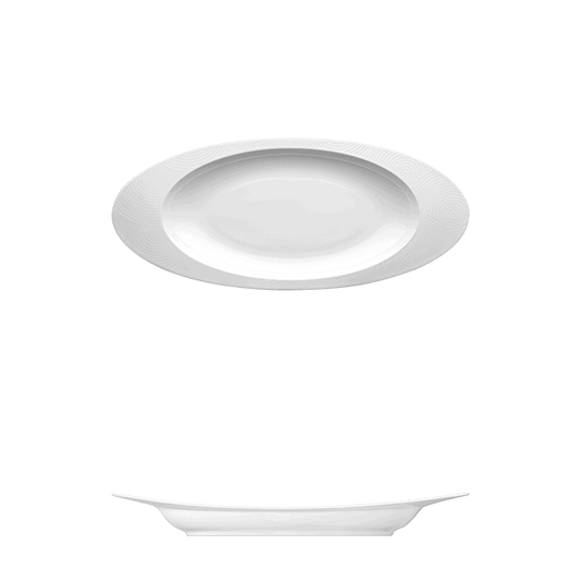 Oval Platter | Catalog Number: 046 0037 | Dimensions: 22 3/4 x 9 1/4 in (57 x 24 cm)