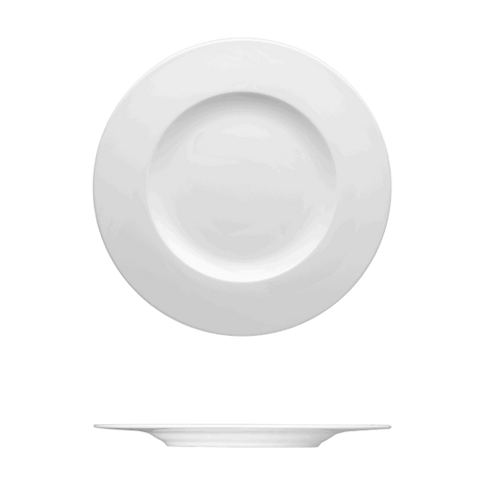 Round Plate Catalog Number: 051 0040 | Dimensions: 7 in (18 cm)