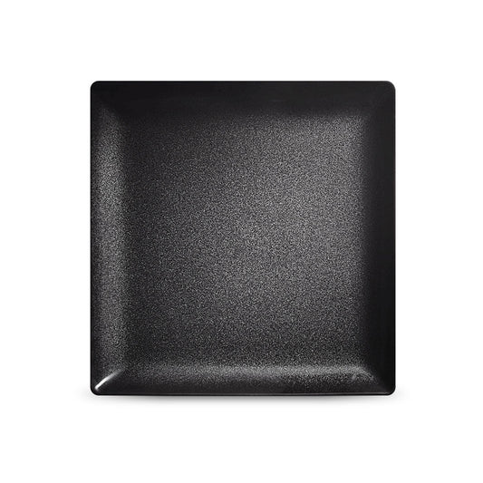 JL Coquet  NOIR PAILLET? - Assiette carree 24 cm 9.45 Inch SKU: ACC1020NPAINPAI000