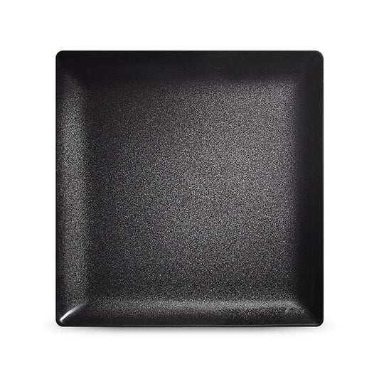 JL Coquet  NOIR PAILLET? - Assiette carree 27 cm 10.63 Inch SKU: ACC1021NPAINPAI000