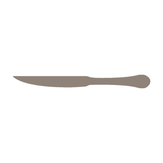 Steak Knife | Solid Handle | Mirror Finish: 3561 