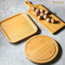Bamboo Square Plate 8" inch X 8" inch | For Appetizers / Barbecue