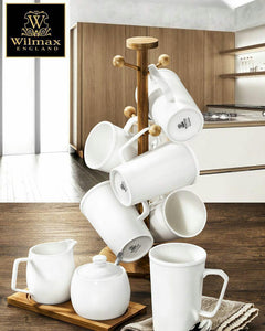 Set Of 6 White Mug 19 Oz | 550 Ml