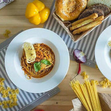 Set Of 6 White Soup Plate 9" inch | 23 Cm 20 Oz | 585 Ml