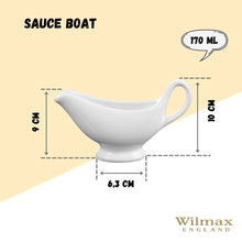 White Sauce Boat 6 Oz | 170 Ml