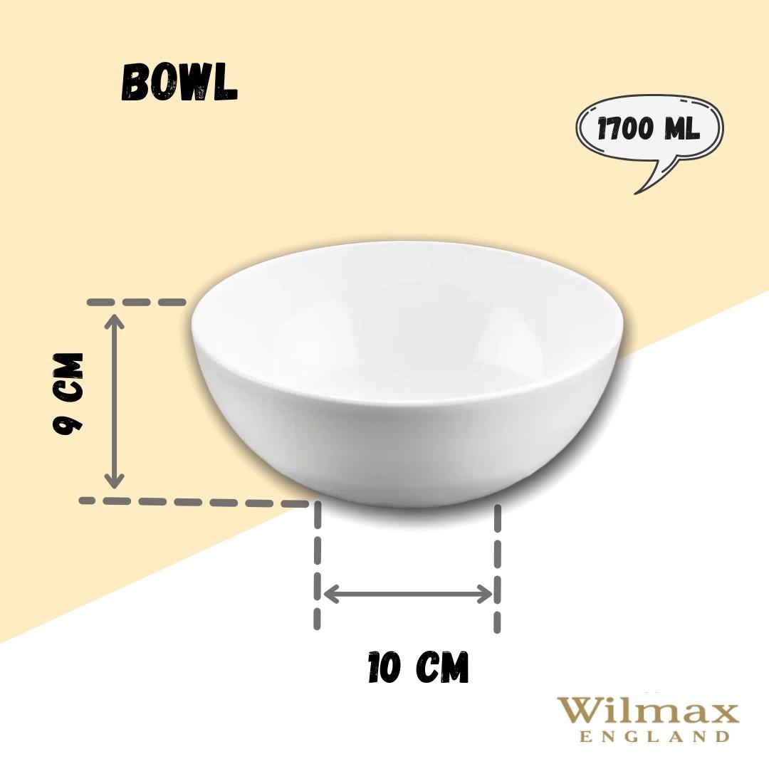 White Bowl 8" inch | 20 Cm 57 Oz | 1700 Ml