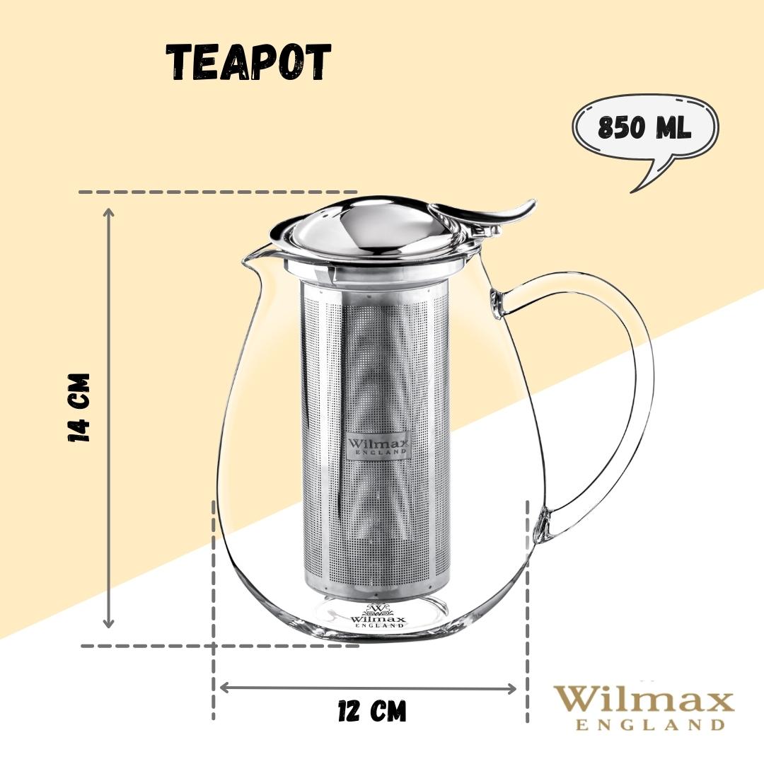 Thermo Glass Tea Pot 32 Fl Oz  High temperature and shock resistant b –  Leaves of Leisure