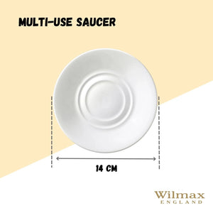 White Multi-Use Saucer 5.5" inch | 14 Cm