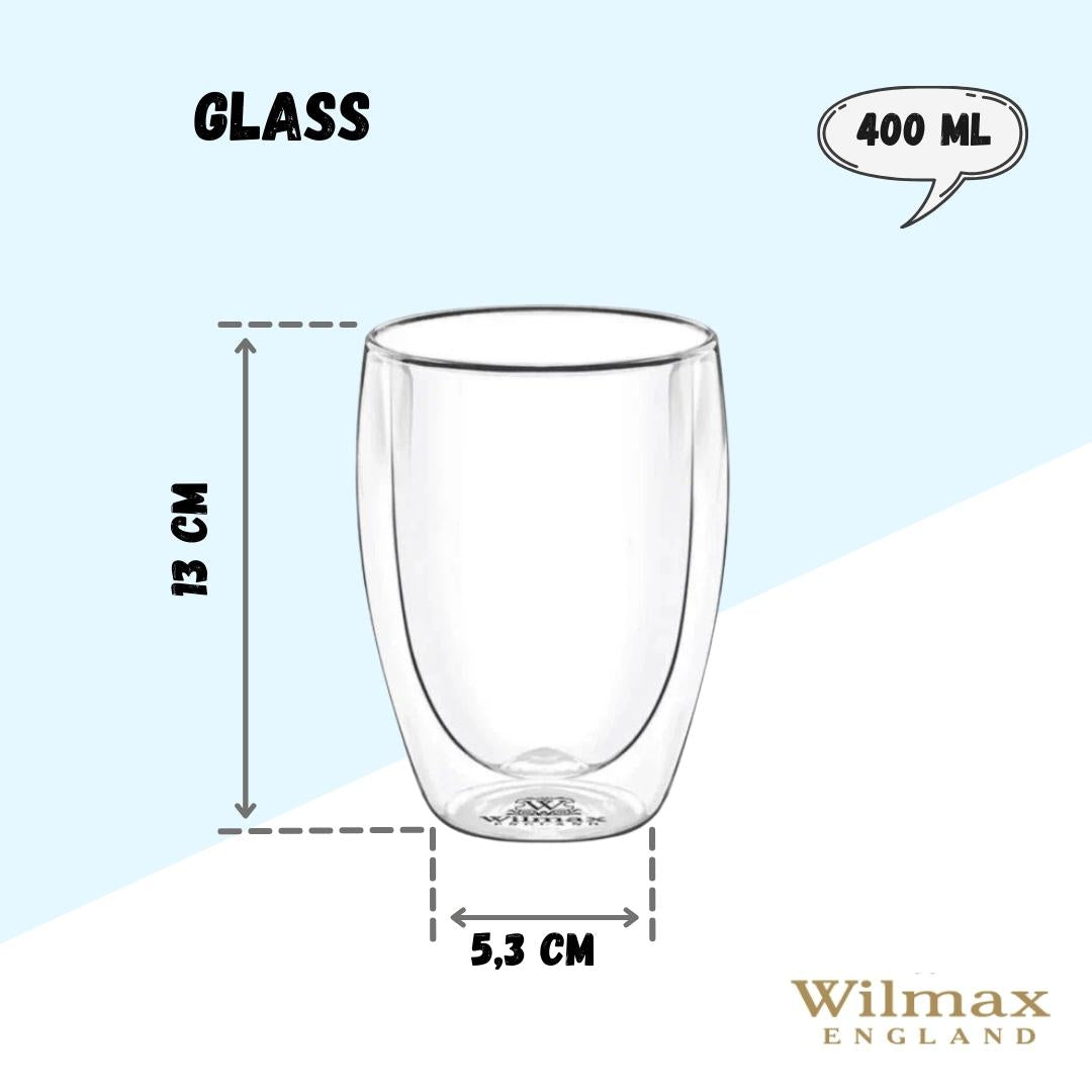 Double-Wall Vacuum Sealed Thermo Glass 13.5 Fl Oz | 400 Ml