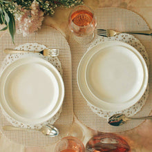 Set Of 6 White Dinner Plate 10" inch | 25.5 Cm