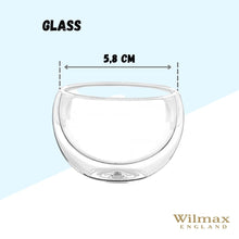 Double-Wall Vacuum Sealed Thermo Glass Bowl 2.7 Fl Oz | 80 Ml