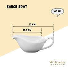 White Sauce Boat 3 Oz | 100 Ml