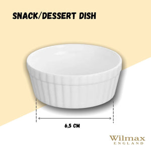 White Snack/Dessert Dish 3.5" inch | 4 Oz