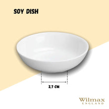 Round Porcelain White Soy Dish 3" inch | 7.5 Cm