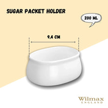 White Sugar Packet Holder 3.5" inch X 2.5" inch X 1.5" inch