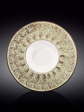 Pale Green / PistachioPorcelain Deep Plate 10.5