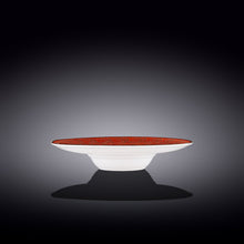 Set Of 3 Red Porcelain Deep Soup or Salad Plate 9.5" inch | 7 Fl Oz |