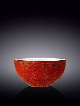 Red Porcelain Deep Bowl 7.5