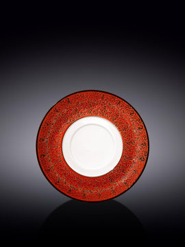 Red Porcelain Multi-Use Saucer 6.5