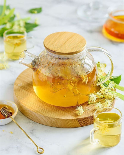 Thermo Glass Teapot 32 Fl Oz | High temperature and shock resistant