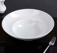 Set Of 2 White Deep Salad or Soup Plate 12" inch | 30 Fl Oz |