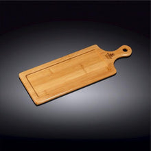 Bamboo Tray 13.5" inch X 4.75" inch |For Appetizers / Barbecue / Burger Sliders