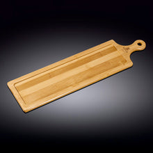 Bamboo Tray 18" inch X 4.75" inch | For Appetizers / Barbecue / Burger Sliders