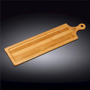 Bamboo Tray 18" inch X 4.75" inch | For Appetizers / Barbecue / Burger Sliders