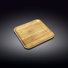 Set Of 6 Bamboo Square Plate 7" inch X 7" inch | For Appetizers