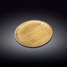 Set Of 6 Bamboo Round Plate 7" inch | For Appetizers / Barbecue