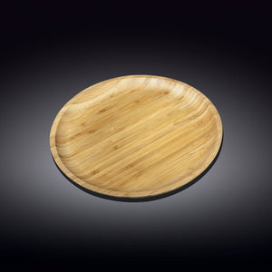 Bamboo Round Plate 9" inch |For Appetizers / Barbecue / Steak