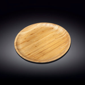 Bamboo Round Plate 11" inch | For pizza / Barbecue / Steak