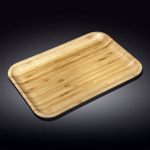 Bamboo Platter 14" inch X 10" inch | For Appetizers / Barbecue / Steak