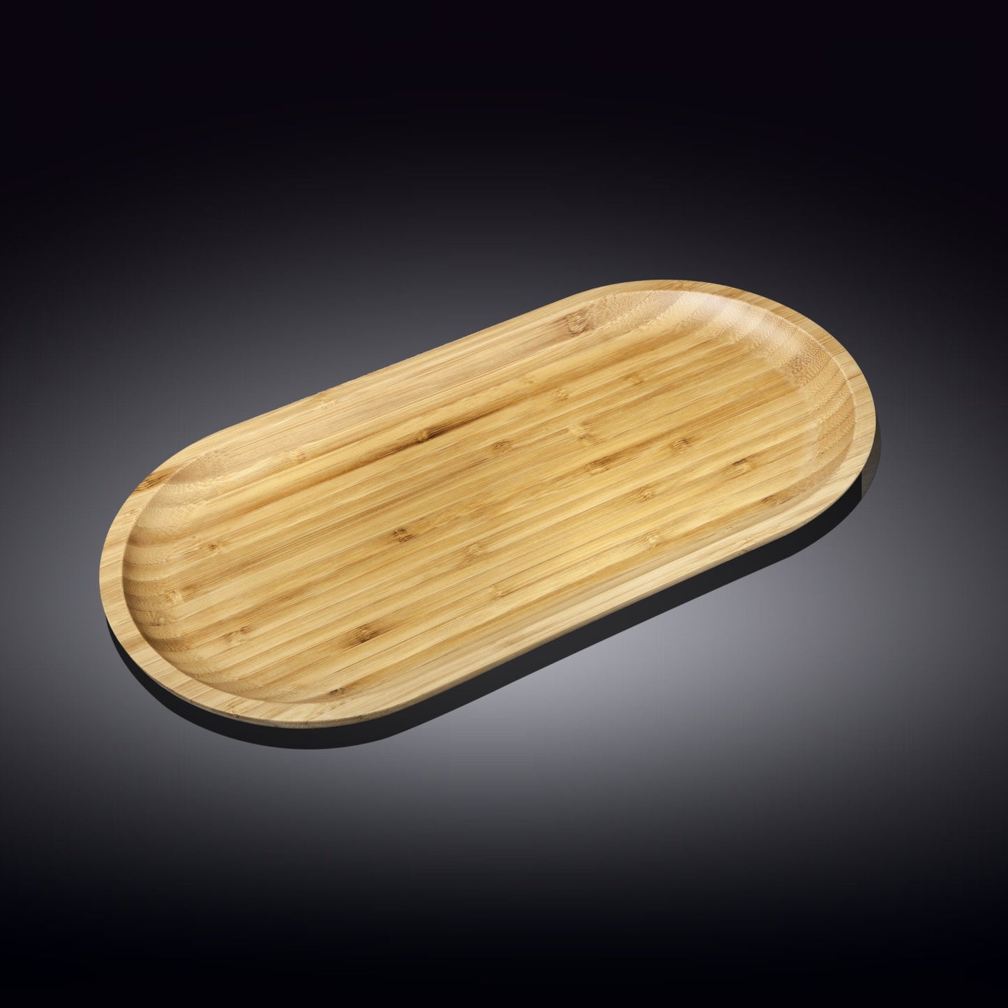 Bamboo Dish 8" inch X 4" inch | For Appetizers / Barbecue / Burger Sliders