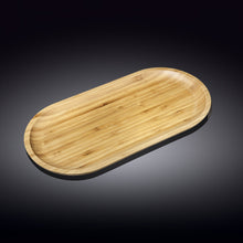 Set Of 6 Bamboo Dish 8" inch X 4" inch | For Appetizers / Barbecue / Burger Sliders