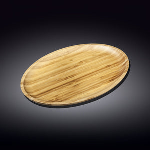 Natural Bamboo Oval Platter 12" X 8" | 30.5Cm X 20.5Cm WL-771067/A