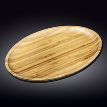 Bamboo Oval Platter 18" inch X 13.25" inch | For Appetizers / Barbecue / Steak