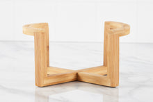Bamboo Bowl & Plate Stand 10.5" inch X 4.5" inch | 27 X 11.5 Cm