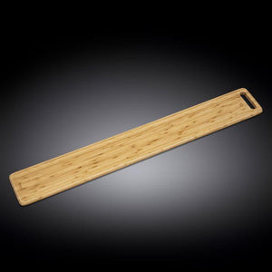 Natural Bamboo Long Serving Board 39.5" X 5.9" | 100 X 15 Cm WL-771142/A