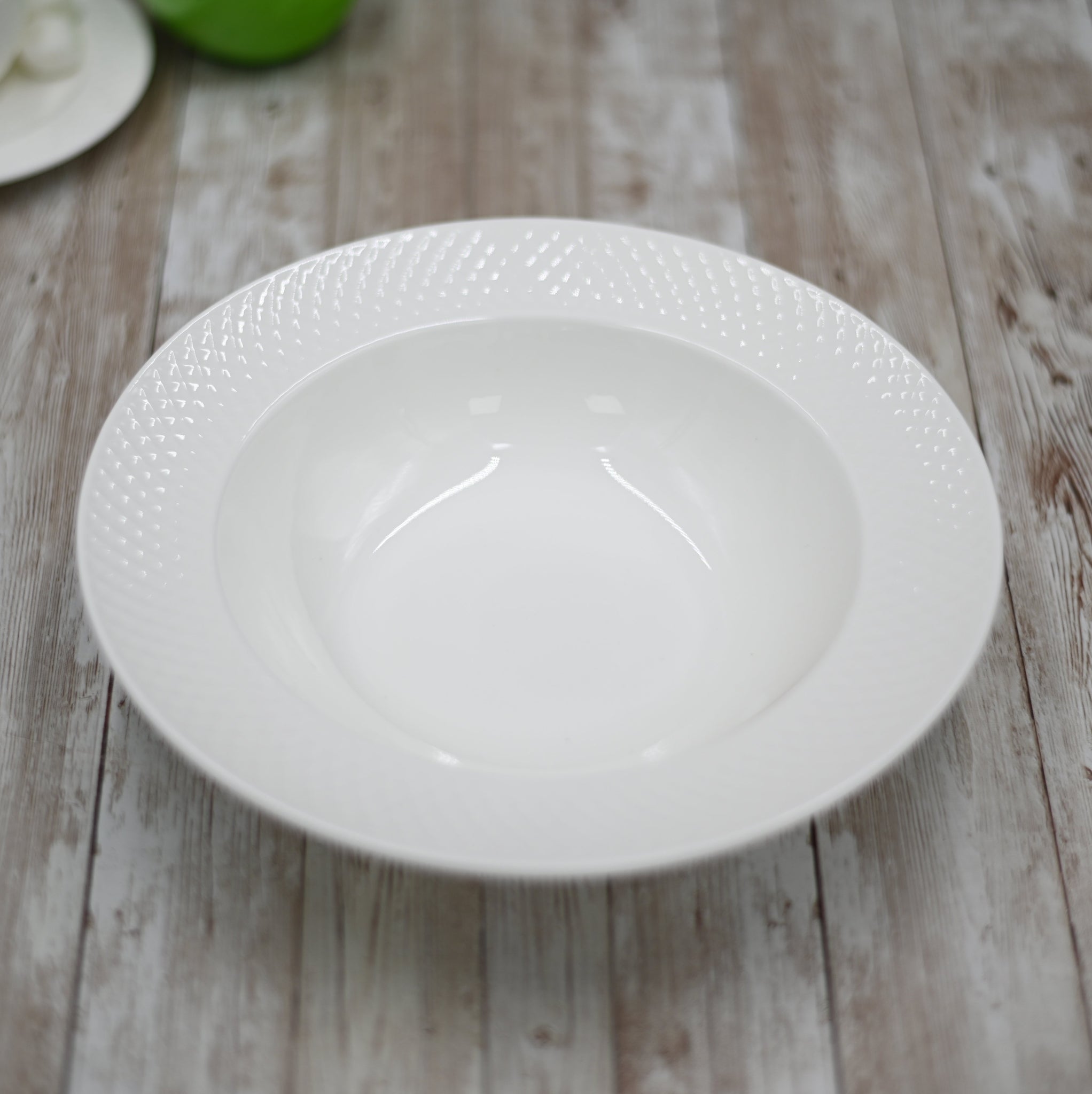 Wilmax WL-880100/A 8-Inch Julia Round White Porcelain Dessert Plate, 6/CS