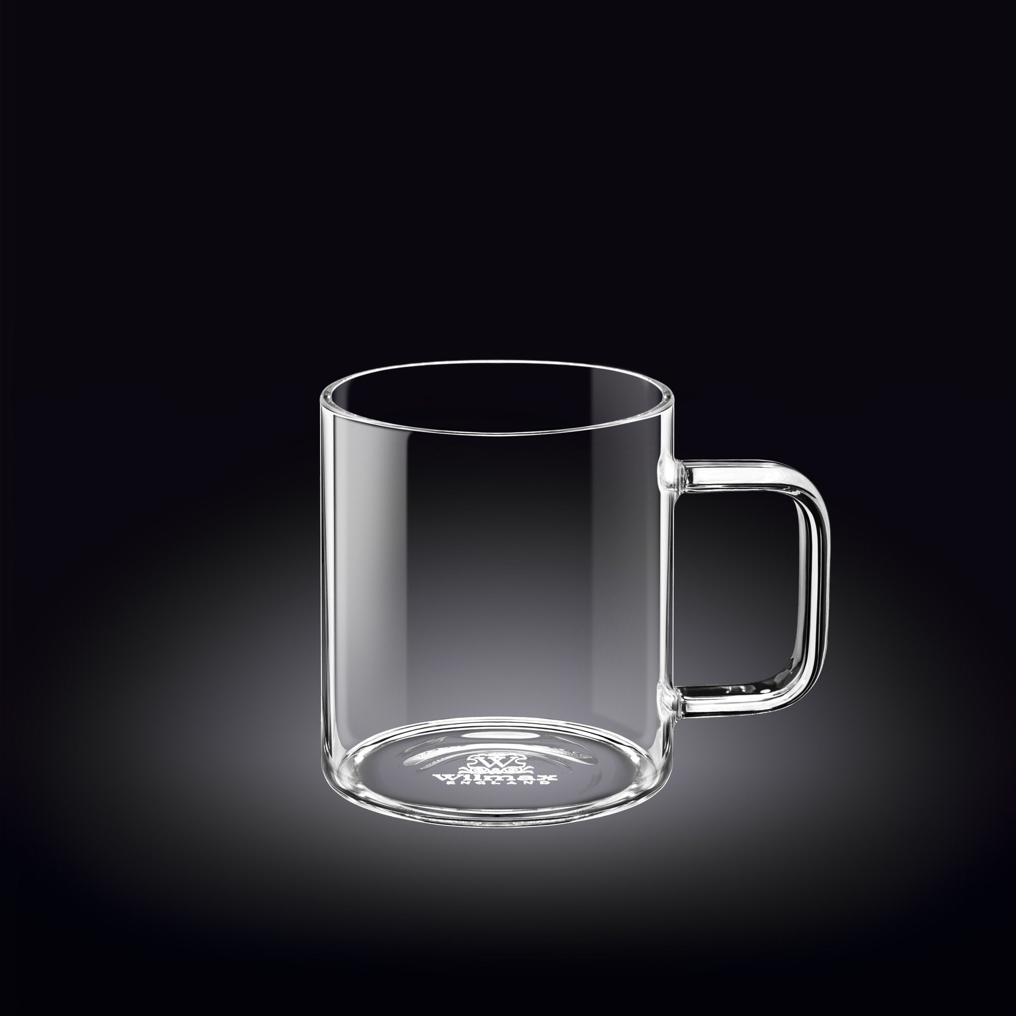 BOROSILICATE GLASS MUG - Dark gray