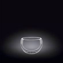 Double-Wall Vacuum Sealed Thermo Glass Bowl 1.7 Fl Oz | 50 Ml