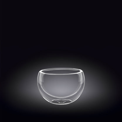 Double-Wall Vacuum Sealed Thermo Glass Bowl 4.1 Fl Oz | 120 Ml