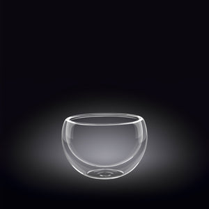 Set Of 6 Double-Wall Vacuum Sealed Thermo Glass Bowl 5.4 Fl Oz | 160 Ml