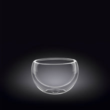 Set Of 6 Double-Wall Vacuum Sealed Thermo Glass Bowl 6.8 Fl Oz | 200 Ml