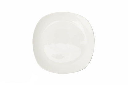 Set Of 6 White Dessert Plate 7.75" inch X 7.75" inch | 19.5 X 19.5 Cm