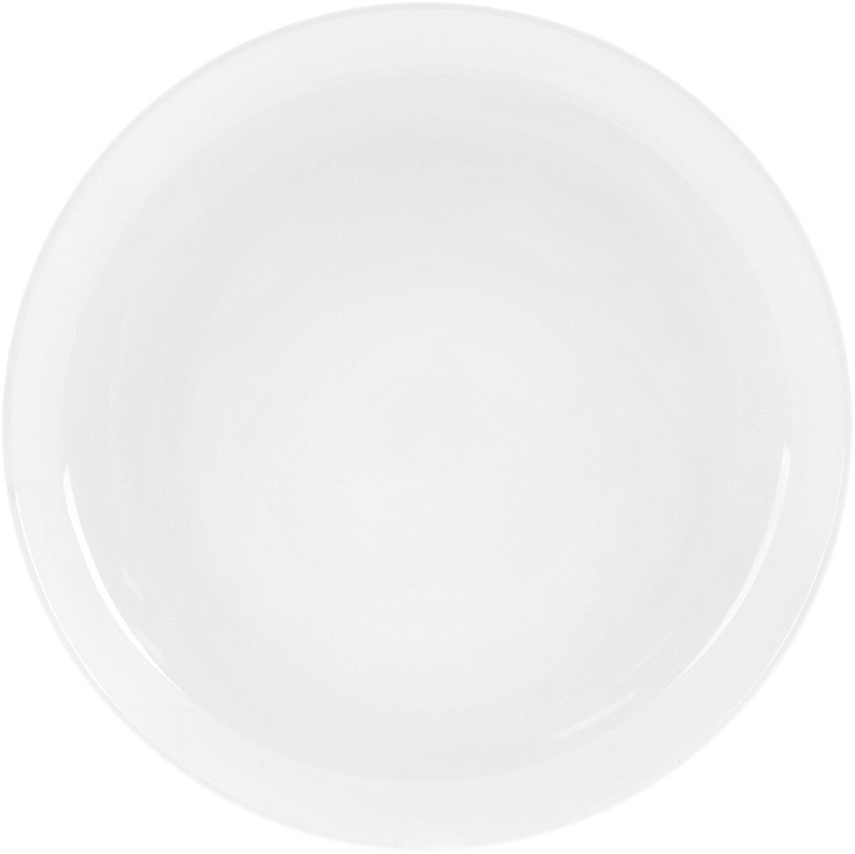 Professional Rolled Rim White Bread Plate 6" inch | 15 Cm