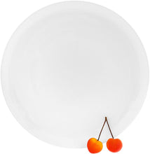 Set Of 6 Professional Rolled Rim White Dinner Plate 10" inch | 25.5 Cm