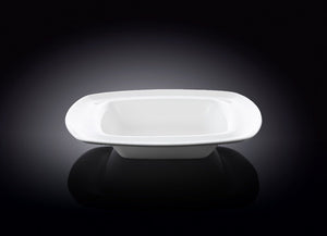 Set Of 3 White Deep Plate 8.5" inch X 8.5" inch | 10 Fl Oz |