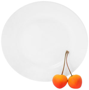 Professional Rolled Rim White Bread Plate 6" inch | 15 Cm